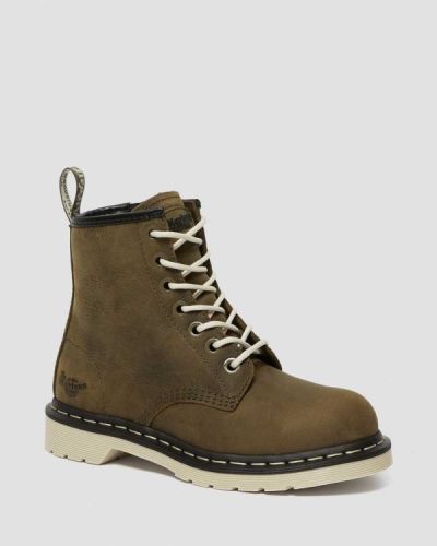 Botas De Seguridad Dr Martens Maple Zipper Steel Toe Para Mujer DR2502N